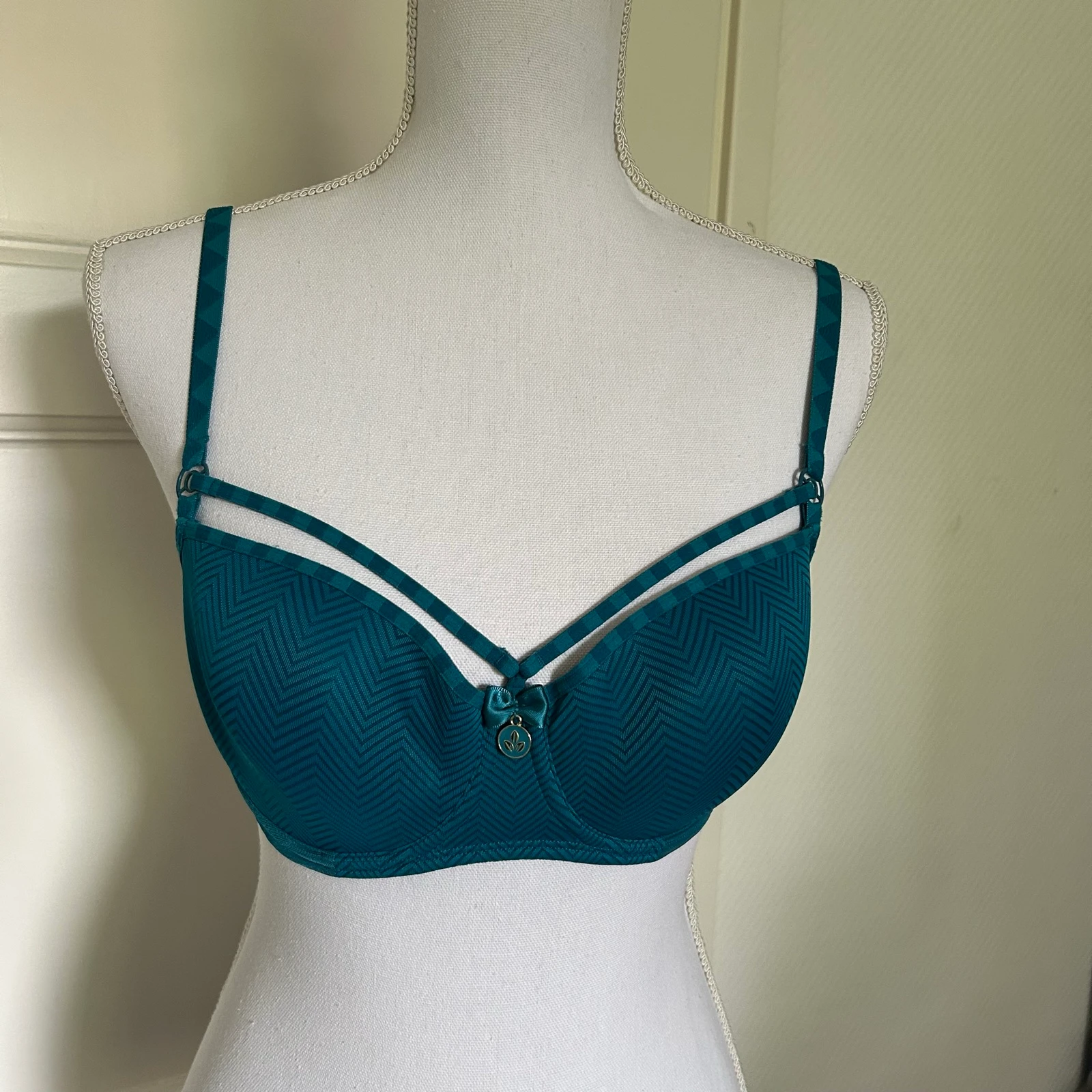 Marlies Dekkers Style Balcony BH Donkergroen / Teal – Maat 75C (US 34C)